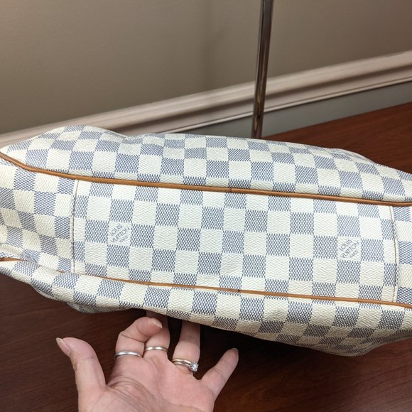 Auth LOUIS VUITTON EVORA MM DAMIER AZUR - Picture 4 of 14